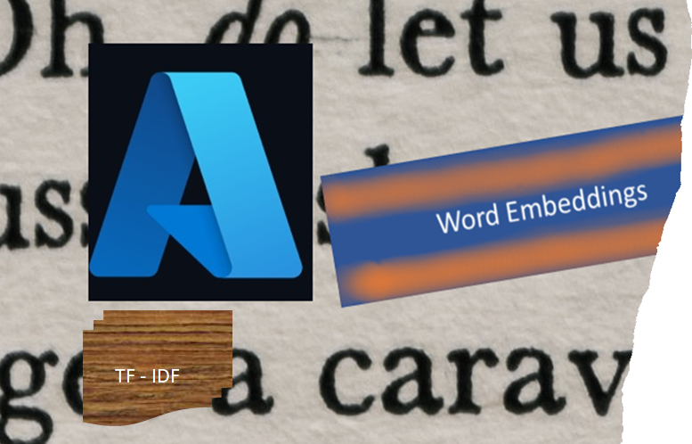 recommender engine tfidf word embeddings azure